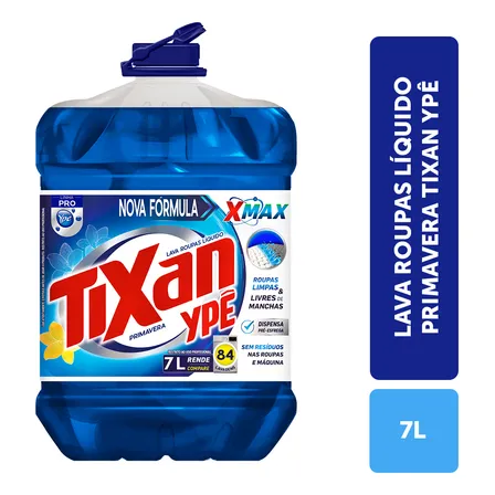 Lava Roupas Líquido Tixan Ypê Primavera 7 Litros