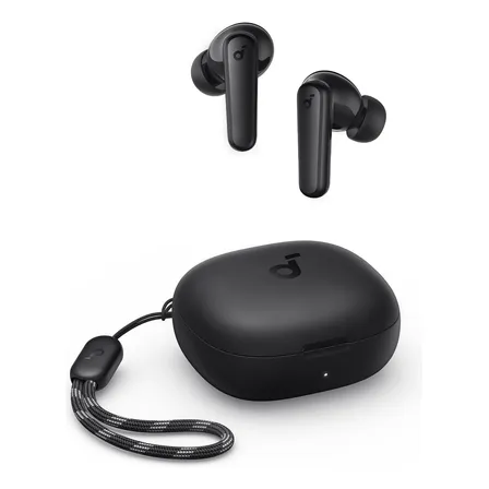 Fone De Ouvido Soundcore By Anker P20i Graves Poderosos E Impactantes Bluetooth 5.3 30h De Reprodução Resistência À Água 2 Mics Ia Para Chamadas Claras Personalização De Som Via App Cor Preto
