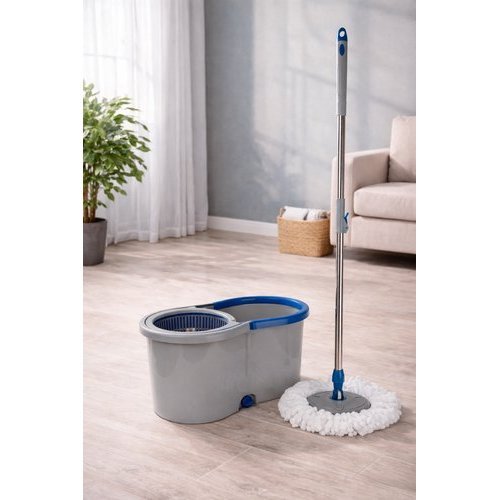 Mop Giratório Balde 13 Litros Limpeza Fácil Rodo Com Alça Conforto Copa Casa