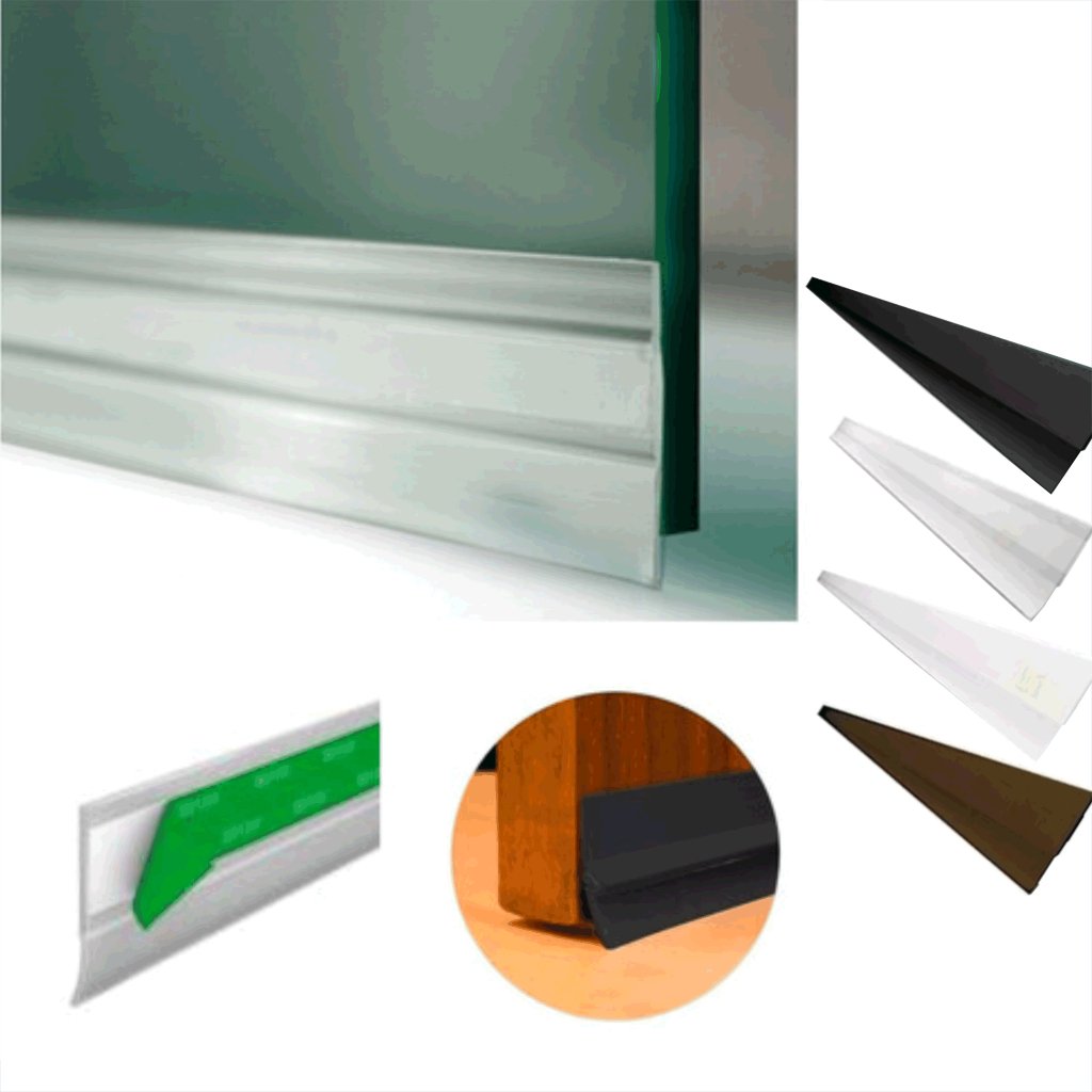Veda Porta C/ Adesivo 70/80/90/100cm Rodo Silicone Protetor Vedador Embaixo Contra bichos Poeira