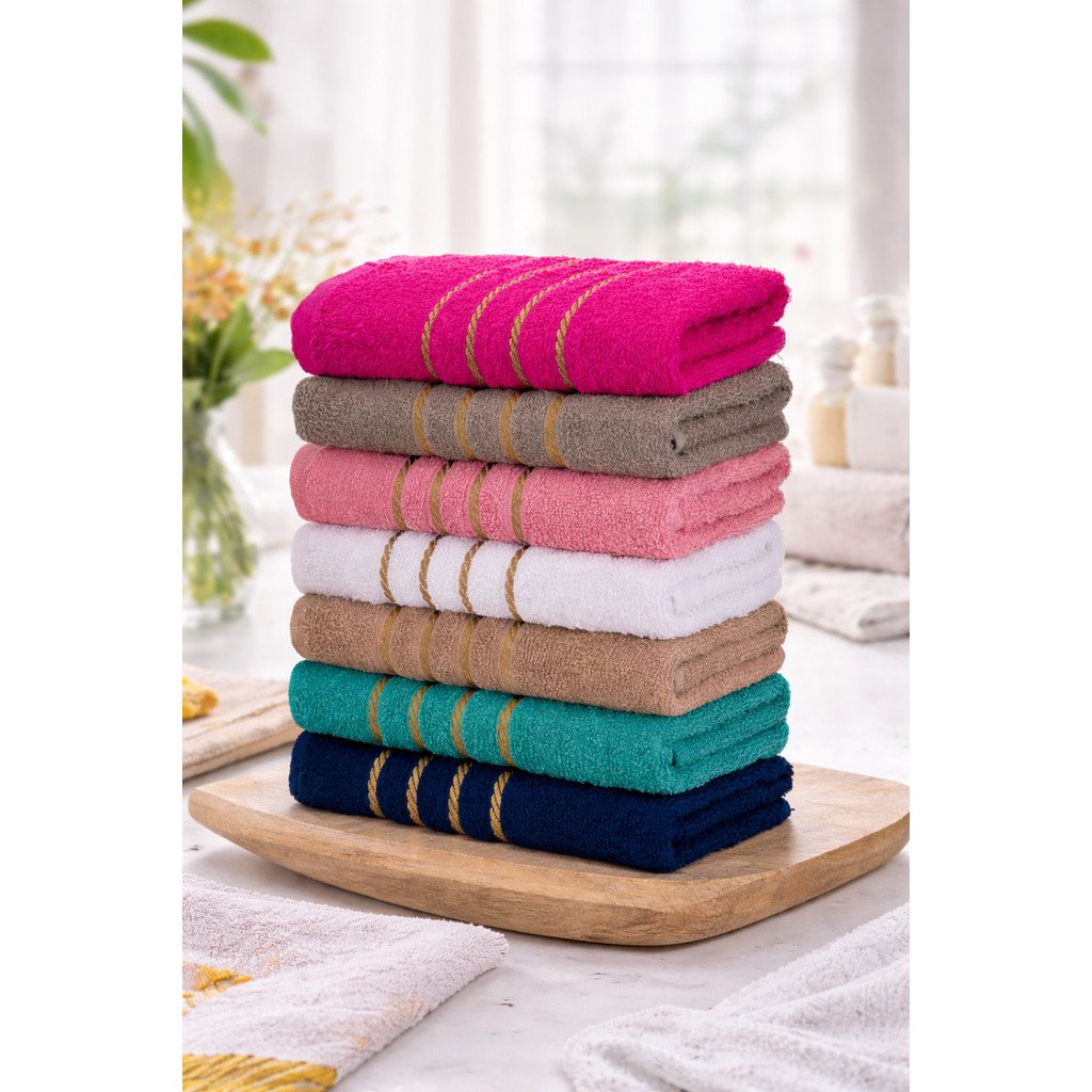 Kit 6 Toalha de Banho Banhão Grande Premium 100% Algodão Macia Ultra Luxo