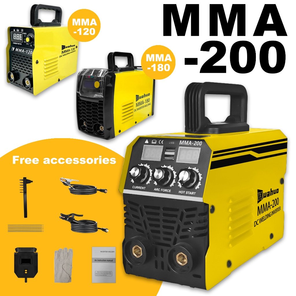 110V/220V Máquina De Solda Inversora MMA-200 Tecnologia IGBT Ferramenta De Soldagem Portátil