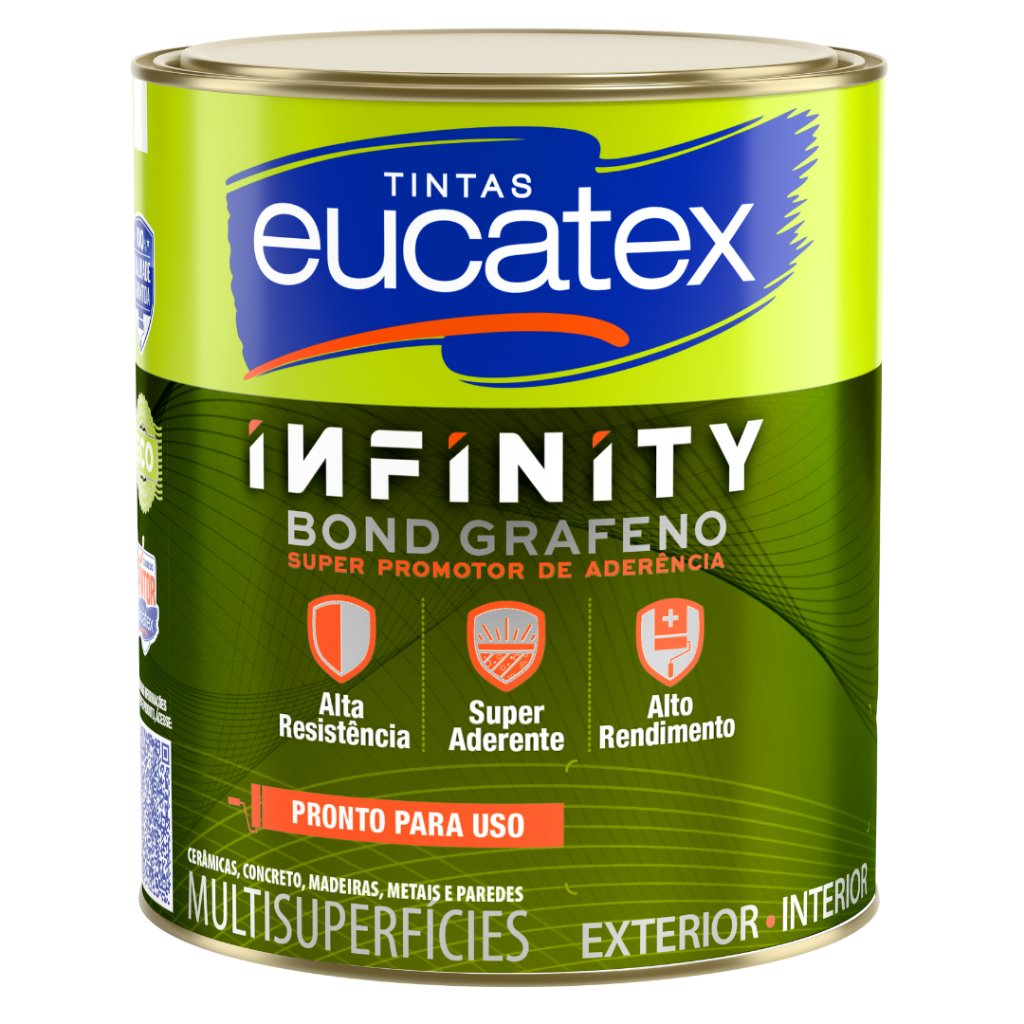 Infinity Bond Promotor Aderência Primer Pisos Azulejos Cerâmica Eucatex Base de Água 900ml