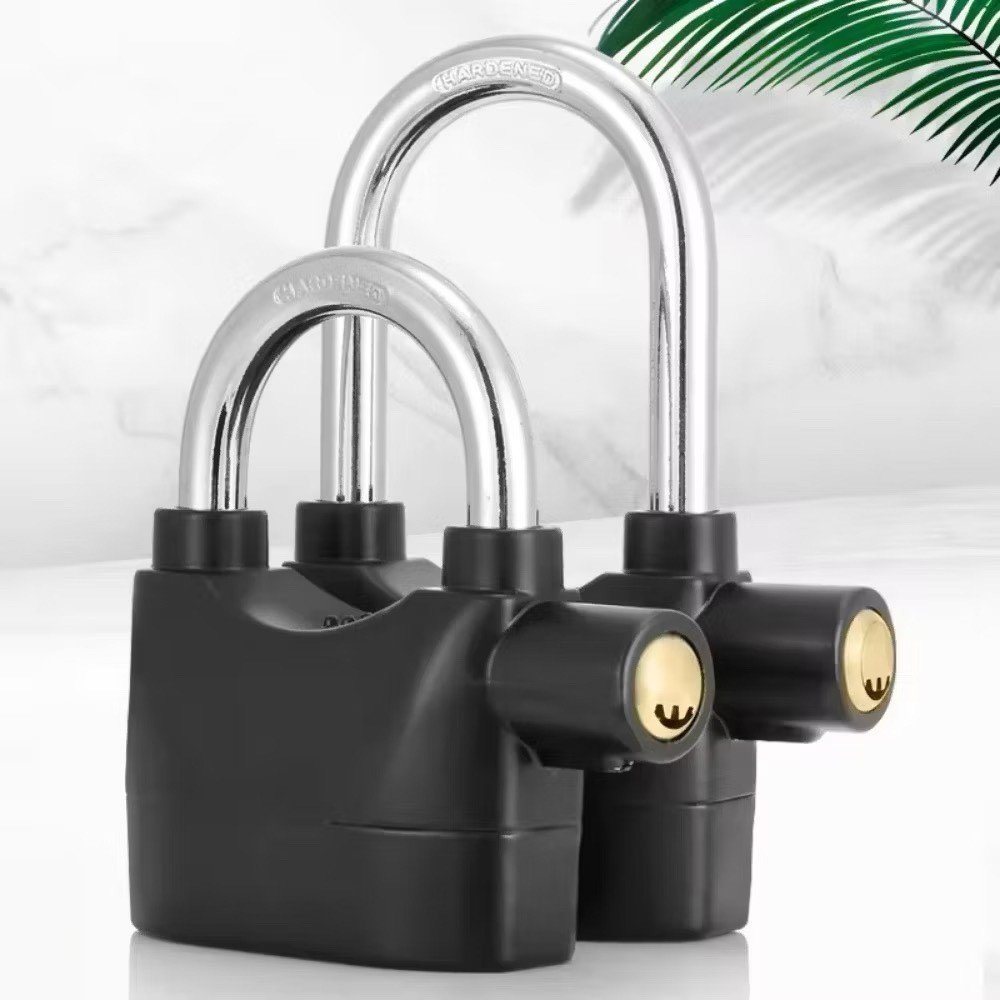 Cadeado Antifurto Com Alarme Sonoro Para Motocicleta Bicicleta Bike Mala de Viagem