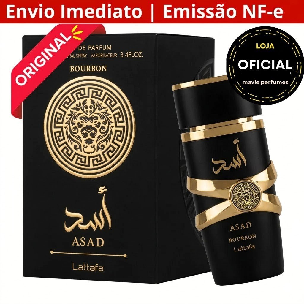 Perfume Árabe Asad Masculino 100ml EDP Original Com Selo