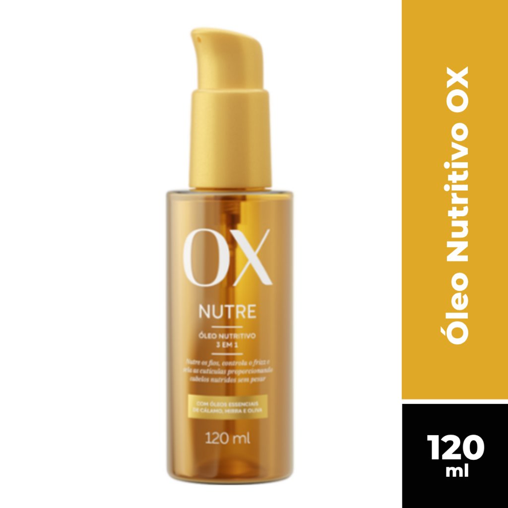 Óleo Nutritivo 3 Em 1 Ox Nutre 120ml